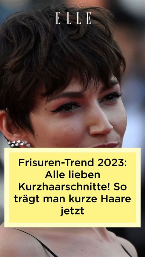 Kurzhaarschnitte sind auch 2023 im Trend – das sind。